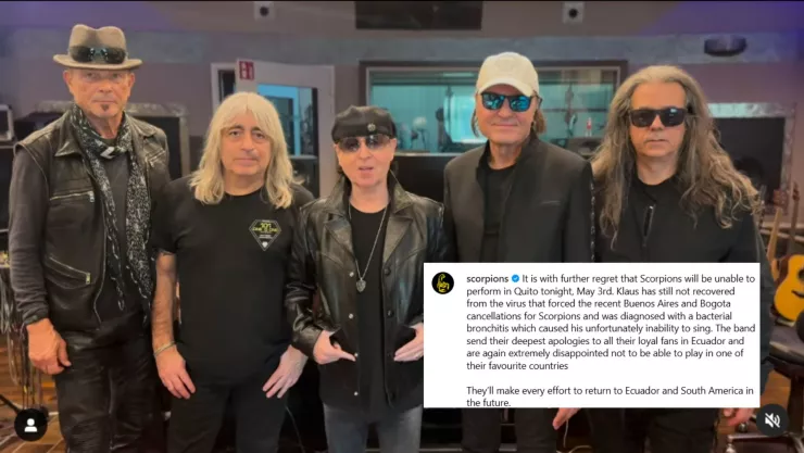 Feria de San Marcos 2025: En riesgo, concierto de Scorpions por cancelación en Ecuador
