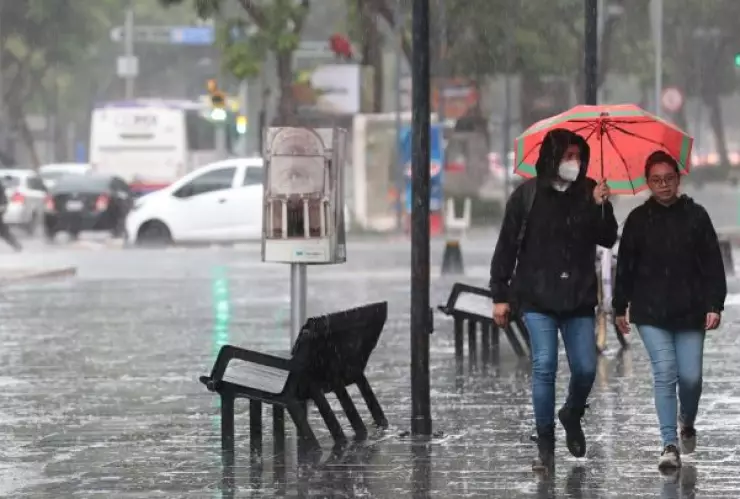 Reportan lluvia en 5 alcaldías de la CDMX
