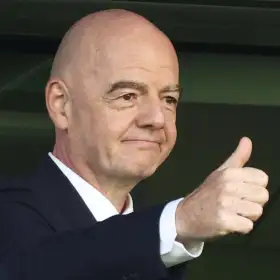 El presidente de la FIFA Gianni Infantino.