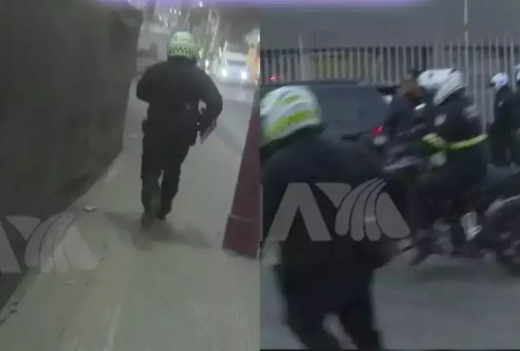 Policías viales huyen tras ser captados en VIDEO durante presunta extorsión.jpg