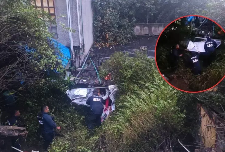 Deslave en la Magdalena Contreras deja una casa bajo tierra con familia dentro (VIDEO)