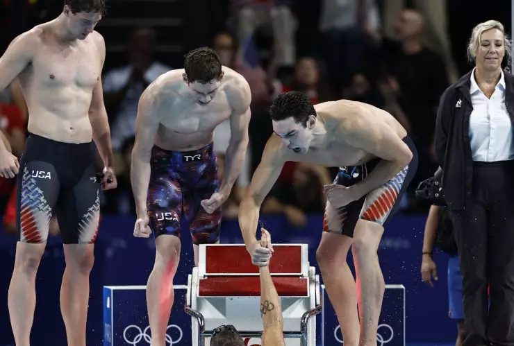 Estados Unidos oro 4x100 Juegos Olímpicos París 2024