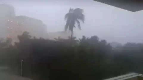 Las IMPACTANTES imágenes de los primeros estragos de la Tormenta Tropical Helene en Quintana Roo