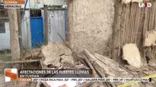 ¡Cuidado! Advierten riesgo por colapso de barda en Centro de Tuxpan