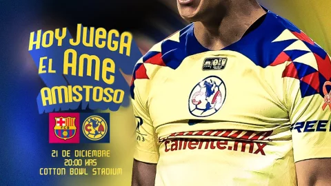 Esta noche será el encuentro entre el América vs Barcelona; esto debes saber
