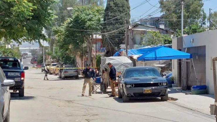 Patrullas y policías en Tijuana