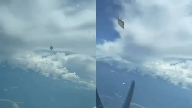 Pilotos captan a OVNI en el cielo