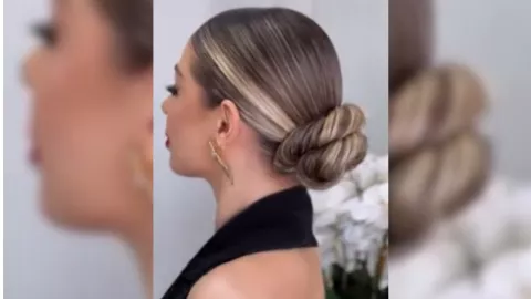 peinados para la oficina con chongo