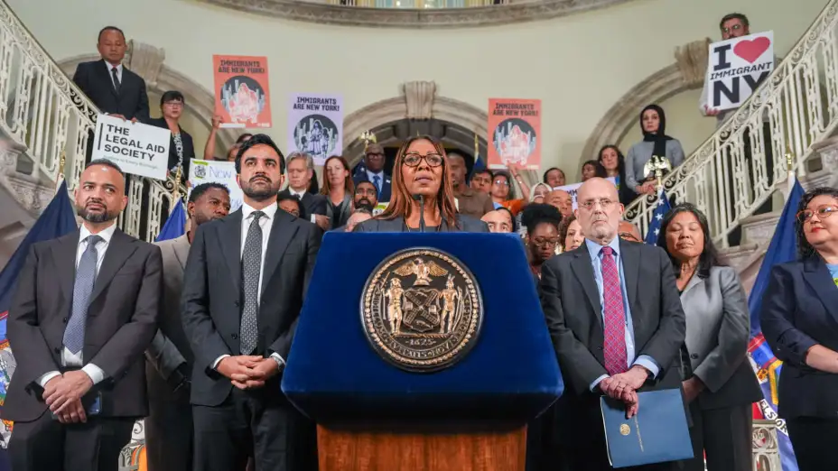 La fiscal general de Nueva York Letitia James.