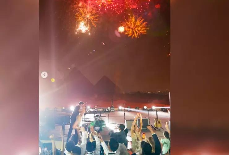 Boda pirámides Egipto