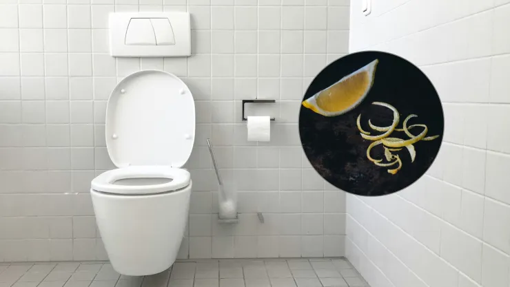 Así puedes eliminar los gérmenes del baño con cáscara de limón.