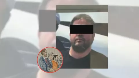 FOTO: Revelan boceto del hijo de “El Chapo” Guzmán en la corte de EU