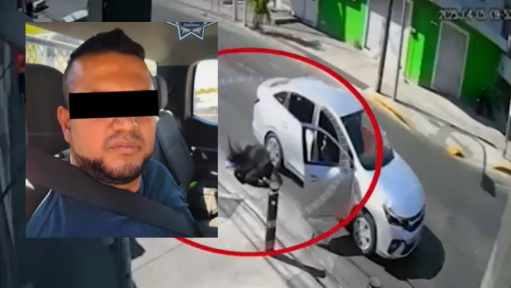 “Mujer se arroja de un auto tras ser disparada por su expareja en Zapopan