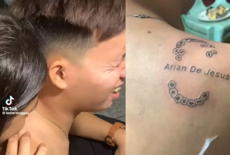 Joven se tatúa la mordida de su novia y lo tunden en redes