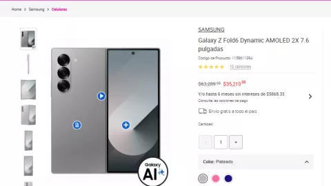 Oferta Liverpool Galaxy Z Fold