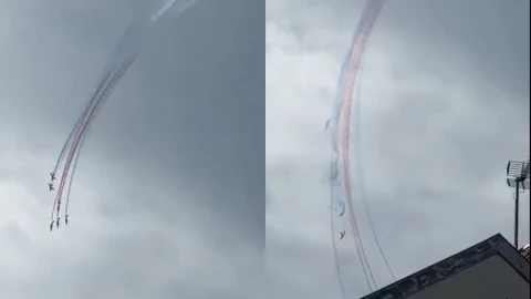 ¿Qué pasó con el choque de aviones en Francia?