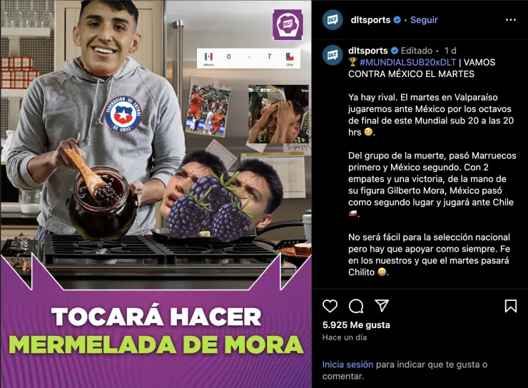 Burla a México desde Chile.