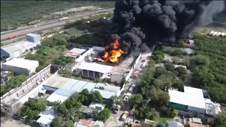 Incendio en Nuevo León