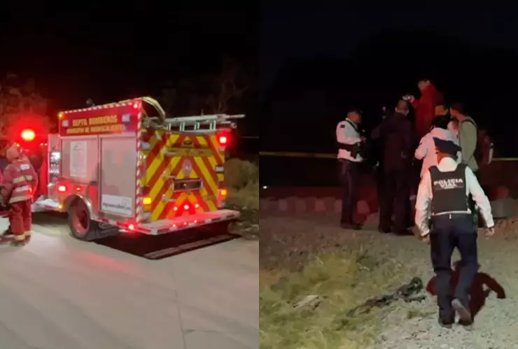 Familia es atropellada por el tren en Villa Sur, Aguascalientes; murió la mamá y tres menores de edad están hospitalizados