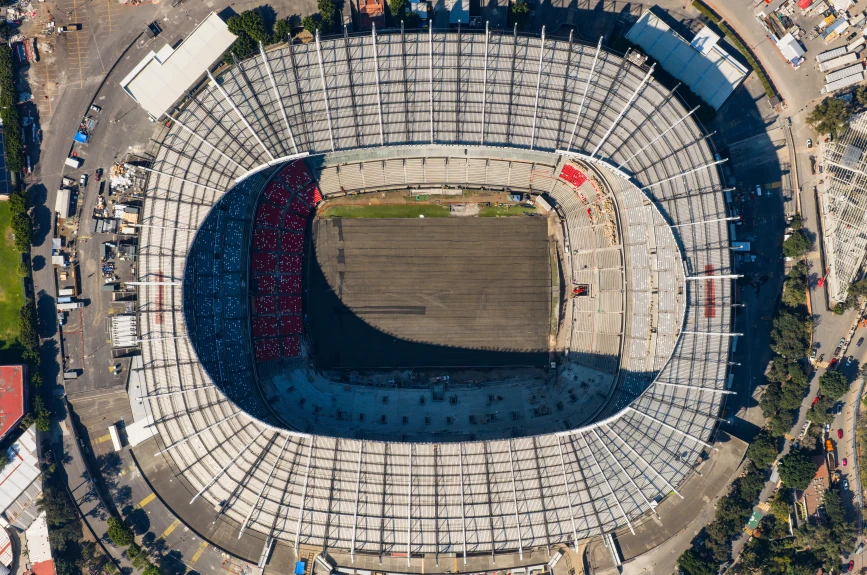 Aerial Views Of Banorte Stadium Ahead 2026 FIFA World Cup