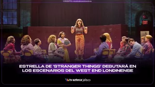 Estrella de ‘Stranger Things’ debutará en los escenarios del West End londinense