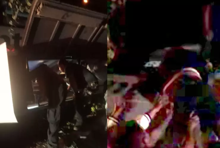 Volcadura de autobús deja a varias personas lesionadas en Lázaro Cárdenas: Niños y adultos mayores viajaban a bordo