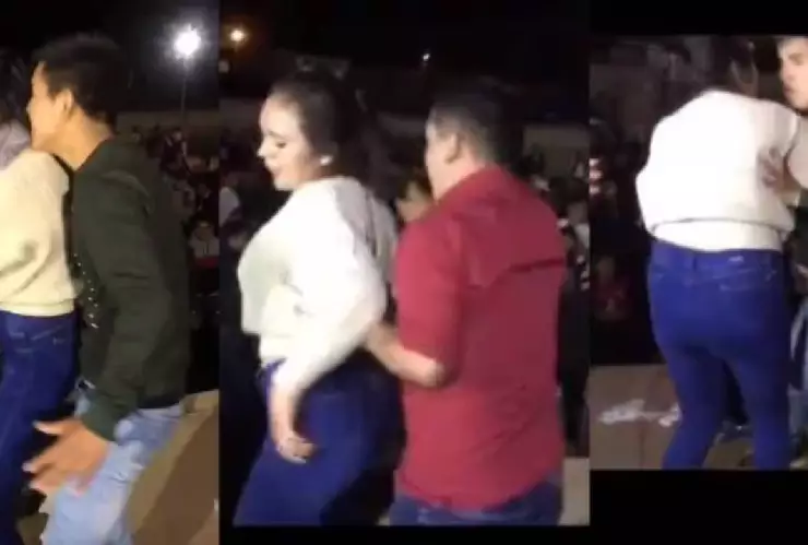 VIRAL_ Novio celoso pelea con integrantes de un grupo musical por bailar con su novia.jpg