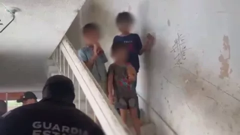 niños abandonados en Tamaulipas