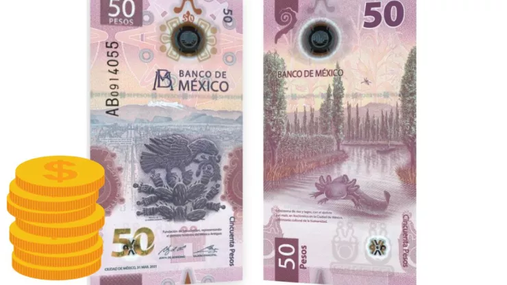 Hasta 900 mil pesos por este billete de 50 pesos con el ajolotito