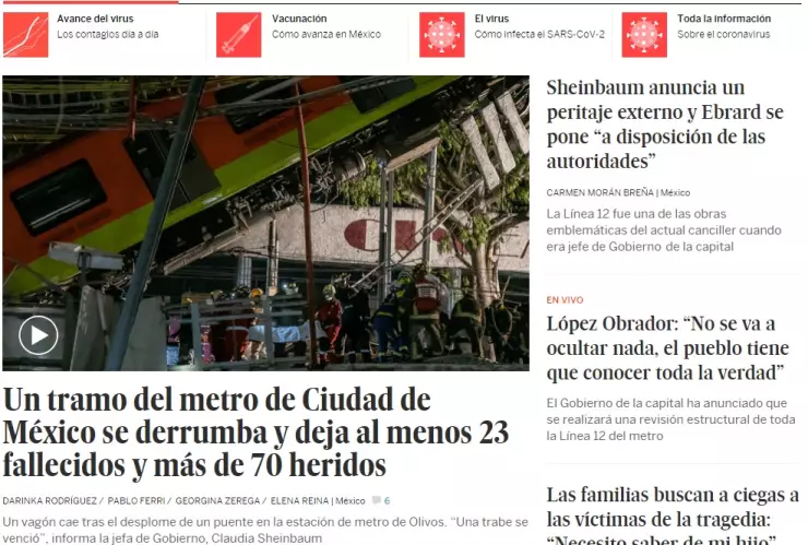 Tragedia en el metro de la CDMX