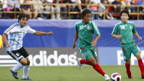 Giovani dos Santos en el Mundial Sub-20 de Canadá 2007