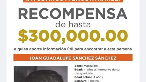 Joan Sánchez desaparecido recompensa