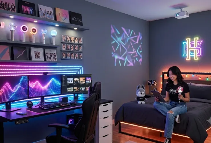 5 ideas creativas para organizar y decorar el cuarto de tu hijo o hija adolescente que ama el K-Pop