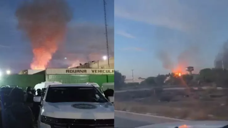 Penal La Pila, SLP incendio podria tratarse motin