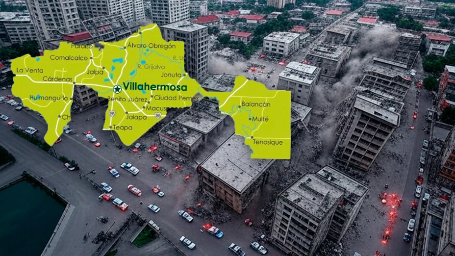 Colonias sismo Villahermosa