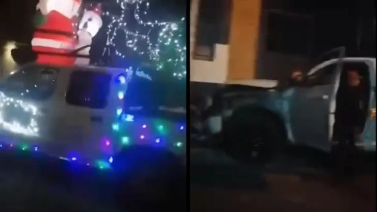 VIDEO | Atropellamiento masivo deja a 2 muertos y múltiples lesionados durante caravana navideña en Michoacán