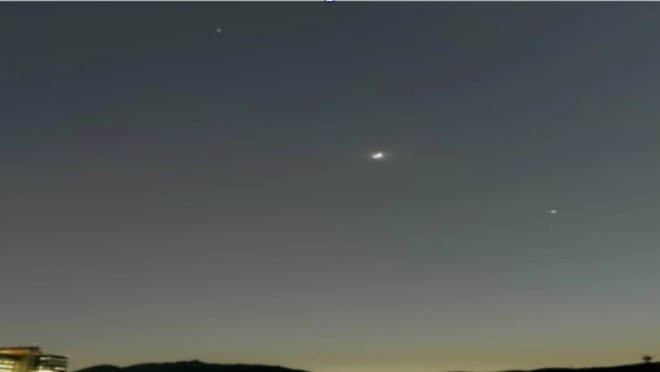 Alineación de 5 planetas y conjunción con la Luna en junio