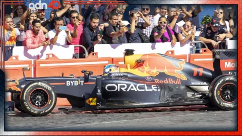 Sergio ‘Checo’ Pérez en el Red Bull Show Run de Guadalajara