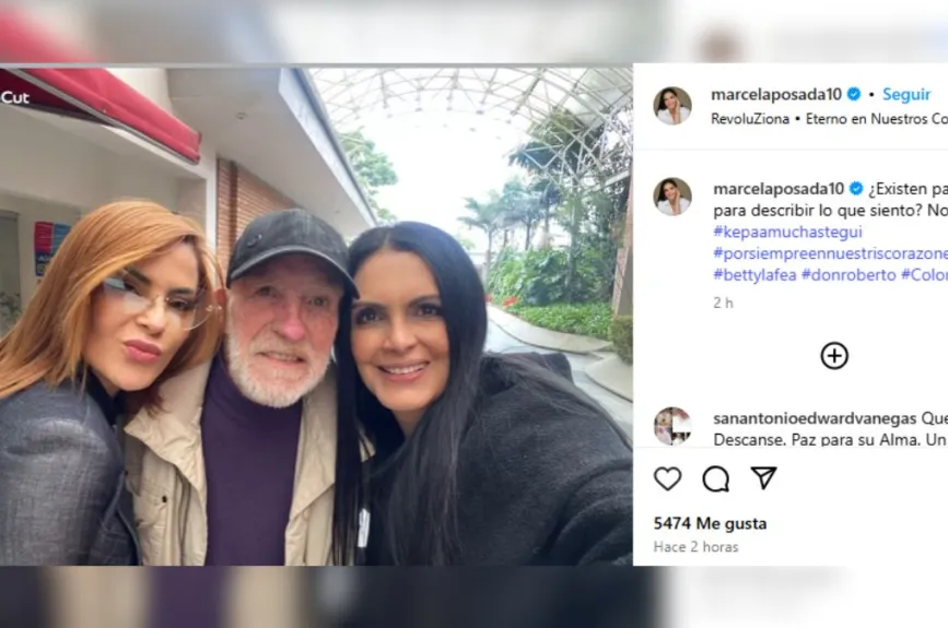 Actores de Yo soy Betty, la fea, se despidieron de Kepa Amuchastegui, quien interpretó a Don Roberto