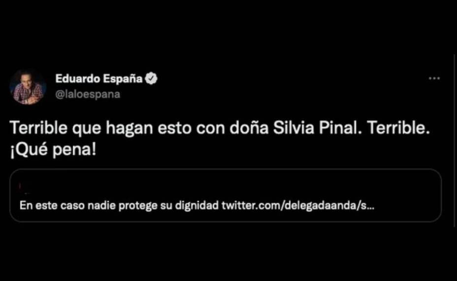 Lalo España critica a Silvia Pinal