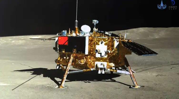 Módulo lunar de la sonda Chang’e-4 de China.j