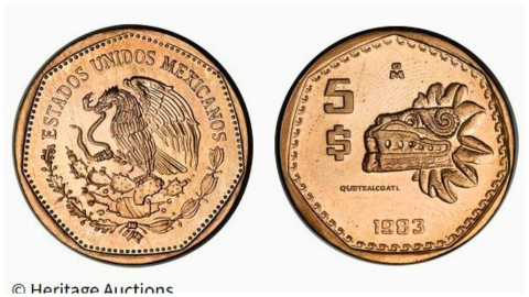 moneda de 5 pesos características