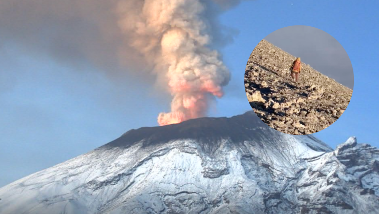 Excursionistas captan FENÓMENO en el Popocatépetl; las autoridades lanzan advertencia