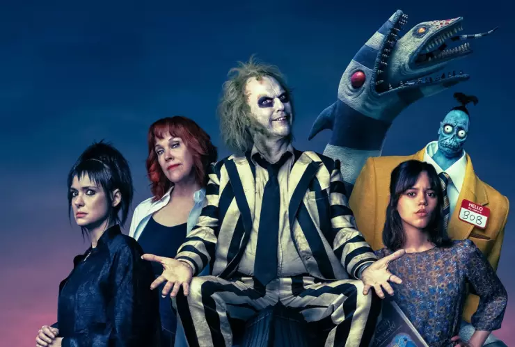 Este es el póster oficial de Beetlejuice 2