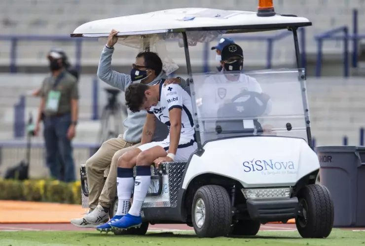 Juan Ignacio Dinenno sale lesionado