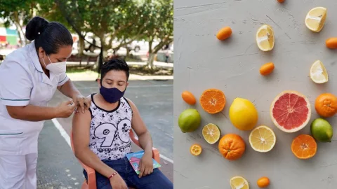 alimentos efectos secundarios vacuna covid