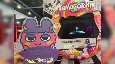 aniversario de tamagochi stand de bandai