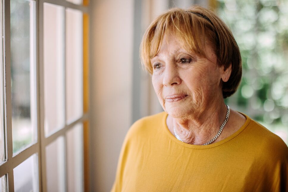 Senior woman in nursing home