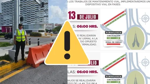 Tráfico en Cancún HOY: Anuncian DISPOSITIVO VIAL en calle Pino; aquí las FECHAS de duración y rutas ALTERNAS