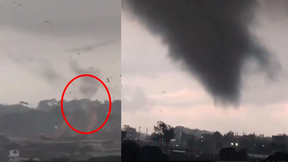 ¡Tornado en Guatemala! Revelan imágenes del remolino gigante y la razón que causó este fenómeno inusual